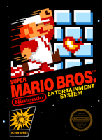 Super Mario Bros. box art (NA)
