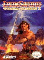 Ironsword: Wizards & Warriors II box art (NA)