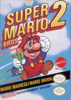 Super Mario Bros. 2 box art (NA)