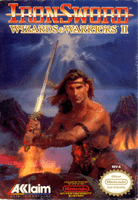 Ironsword: Wizards & Warriors II box art (NA)